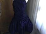 Paarse baljurk met zwarte schijn., Maat 38/40 (M), Paars, Ophalen of Verzenden, Zo goed als nieuw