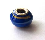 925 Sterling Zilveren BACIO ITALY Murano Glas kraal bedel, Sieraden, Tassen en Uiterlijk, Verzenden, Zilver, Armband