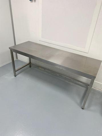 Complete UNNINOX RVS Set – Werktafel, Etagère & Voorraadrek beschikbaar voor biedingen