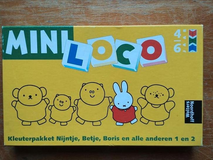 Mini Loco spel - Nijntje met 3 boekjes, Kinderen en Baby's, Speelgoed | Overig, Zo goed als nieuw, Jongen of Meisje, Ophalen of Verzenden
