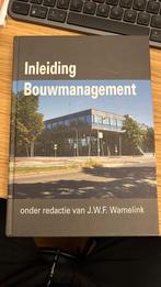 Inleiding Bouwmanagement, Ophalen of Verzenden, Zo goed als nieuw