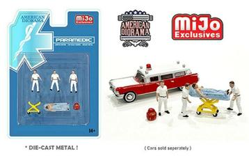 Paramedic Figures poppetjes van American Diorama 1/64 Set AD beschikbaar voor biedingen