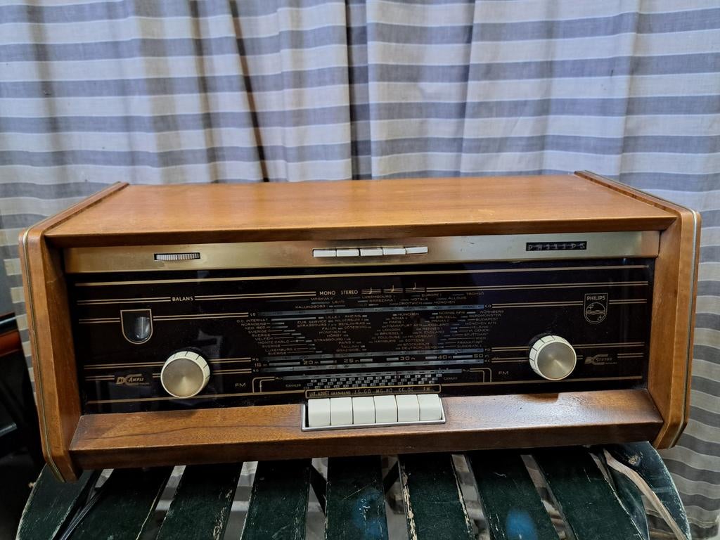 Philips B5X23A Buizenradio - Vintage Klassieker, Ophalen, Gebruikt, Radio