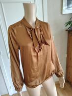 Roestkleurig Satijnachtige blouse van avalanche T  aille 1 k, Kleding | Dames, Verzenden, Zo goed als nieuw, Maat 36 (S), Blauw
