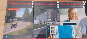 Rijbewijs A motor theorieboek 2025 incl 10 uur online beschikbaar voor biedingen