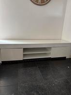 Tv meubel wit hoogglans, Ophalen, 150 tot 200 cm, Zo goed als nieuw, Minder dan 100 cm