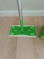 Swiffer met telescopisch stok en doekjes, Ophalen