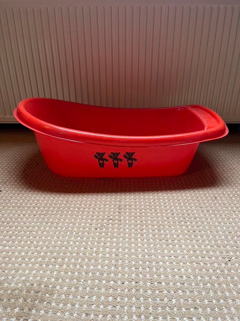 Retro vintage kinderbadje babybadje, Kinderen en Baby's, Badjes en Verzorging, Ophalen, Gebruikt, Badje