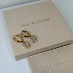 Paul valentine Pavé Emerald Charm Hoops oorbellen nieuw, Overige materialen, Hangers, Nieuw, Ophalen of Verzenden