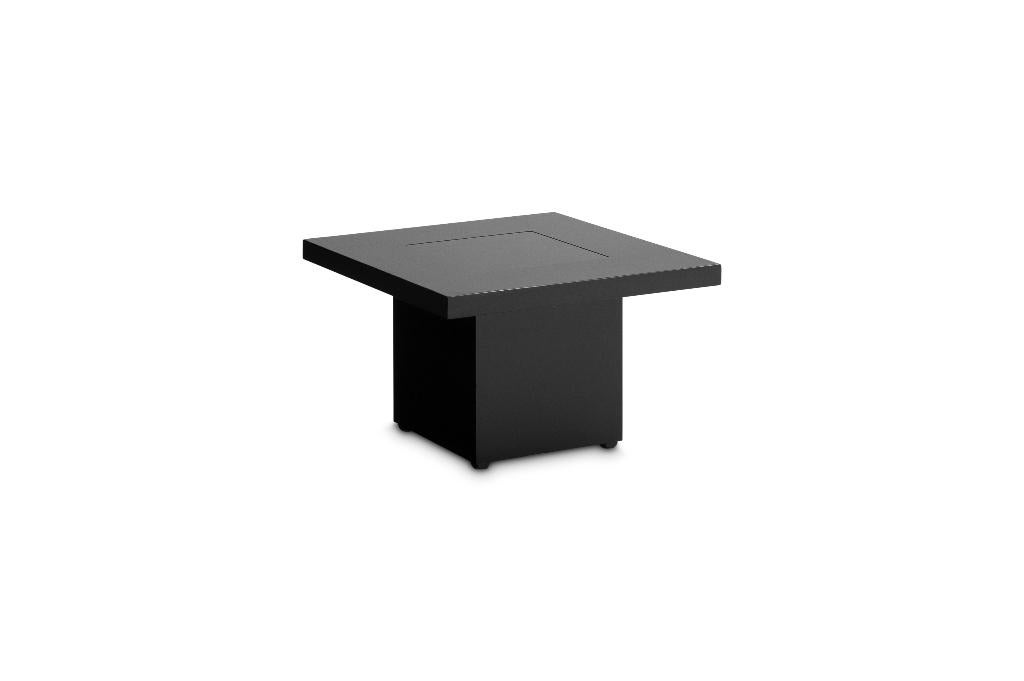 Salontafel zwart 82 x 82 x 51 (per 5 stuks), Ophalen, Gebruikt, 50 tot 100 cm, 50 tot 75 cm