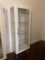 Authentieke apothekerskast wit, Ophalen, 50 tot 100 cm, Metaal, 150 tot 200 cm