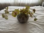 Vaas met zijde orchideeën, Ophalen of Verzenden, Gebruikt, Binnen