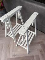 IKEA Mittback Schragen voor Werkblad 2 stuks, Ophalen, Tafelpoot, Gebruikt, 50 tot 100 cm