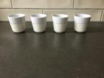 Eva Solo espressokopjes met witte siliconen grip (4), Ophalen of Verzenden, Zo goed als nieuw, Overige stijlen, Kop(pen) en/of Schotel(s)