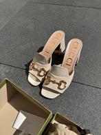 Gucci Horsebit Leren Muiltjes, Ophalen of Verzenden, Gedragen, Beige, Sandalen of Muiltjes