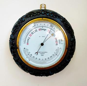 Antieke Barometer Thermometer - Negretti & Zambra - London beschikbaar voor biedingen