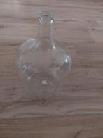 Glazen Flesvaas - Decoratief, Huis en Inrichting, Woonaccessoires | Vazen, Ophalen, Overige kleuren, Minder dan 50 cm, Glas