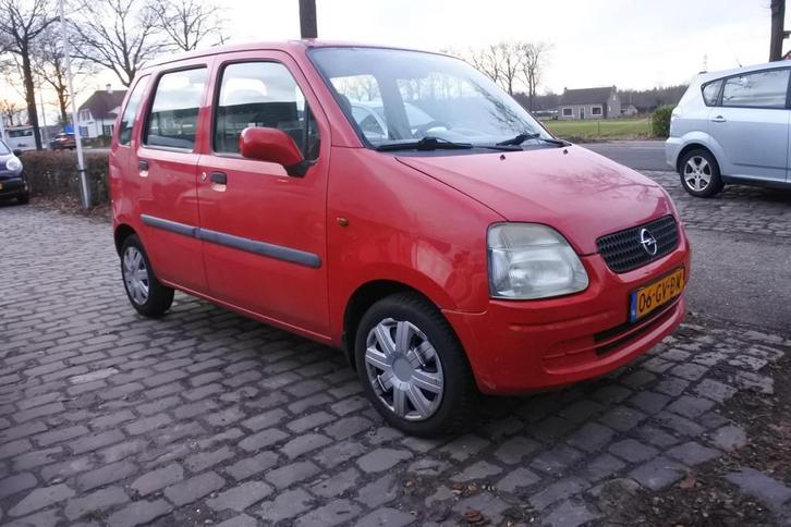 Opel Agila 1.2-16V Comfort apk 1-9-2026 5 drs 209 dkm, Auto's, Opel, Te koop, Agila, Airbags, Centrale vergrendeling, Dakrails