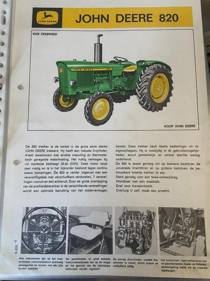 Tractorfolders, Boeken, Catalogussen en Folders, Zo goed als nieuw, Ophalen of Verzenden