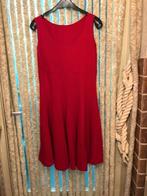 v) c47 boris rode jurk met zwarte stipjes maat 2 (l / xl), Verzenden, Maat 46/48 (XL) of groter, Knielengte, Rood
