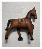 Mooi Houten Brocante paardje, 10 x 10 cm, Ophalen of Verzenden, Dier, Zo goed als nieuw