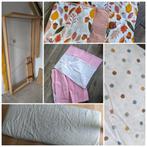 Peuterbed/vloerbed + matras en beddengoed (meisje), Kinderen en Baby's, Ophalen, 70 tot 85 cm, 140 tot 160 cm, Zo goed als nieuw