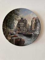 Wandbord Rotterdamse Gracht Geschilderd door Kees van Loon, Antiek en Kunst, Ophalen