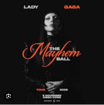 Vip Parkeer ticket Lady Gaga 9 november 2025 P1& P-Dome beschikbaar voor biedingen