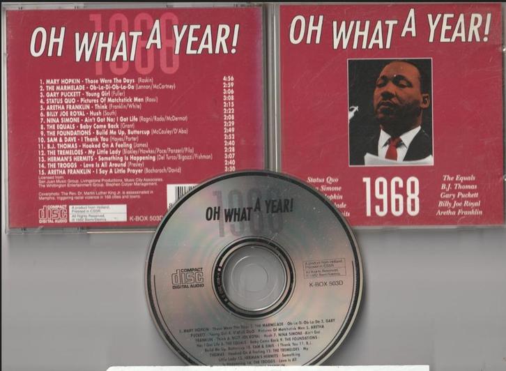 Oh What A Year! 1968 - Verzamelalbum, Orig. CD, Cd's en Dvd's, Cd's | Verzamelalbums, Gebruikt, Pop, Ophalen of Verzenden