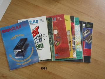 Tijdschrift Elektuur - complete jaargangen uit de jaren 80 beschikbaar voor biedingen