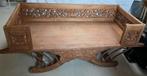 Oosters houten boho bed bank, Huis en Inrichting, Ophalen, Gebruikt, Hout