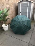 Benetton klassieke  paraplu breedte 132 cm, Ophalen, Gebruikt, Zwart
