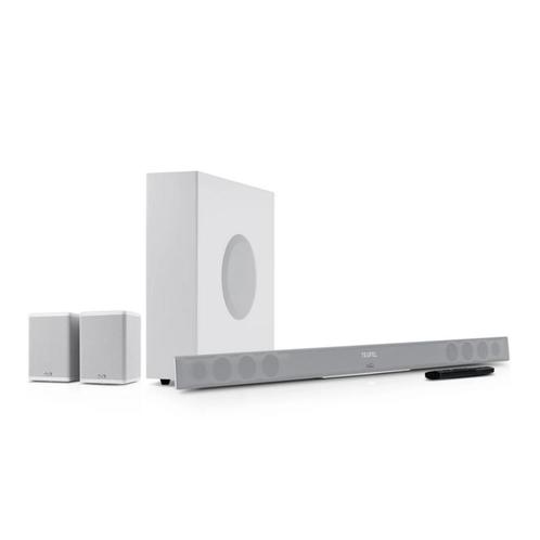 Teufel CINEBAR 11 Surround 4.1-Set - Wit, Audio, Tv en Foto, Soundbars, Nieuw, Bluetooth, Met externe subwoofer, Ophalen of Verzenden