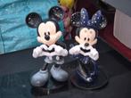 Mickey en Minnie Mouse gala setje, Ophalen of Verzenden, Mickey Mouse, Zo goed als nieuw, Beeldje of Figuurtje