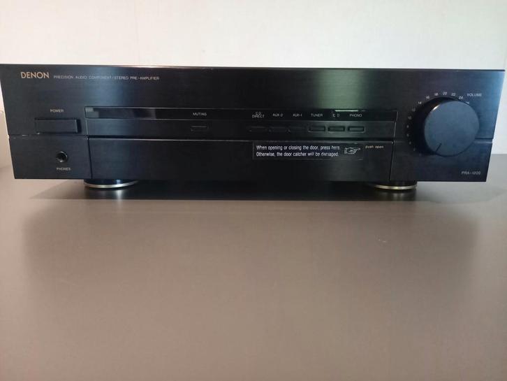DENON PRA-1200 PRE-AMP RINGKERNTRAFO / PHONO / 2X PRE-OUTS, Audio, Tv en Foto, Versterkers en Receivers, Gebruikt, Stereo, Denon