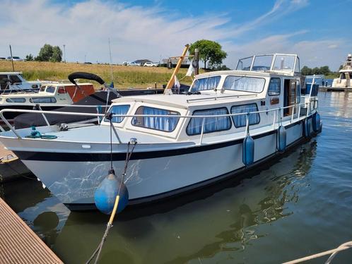 Rijokruiser - Stalen Motorboot, Watersport en Boten, Motorboten en Motorjachten, Gebruikt, Staal, 9 tot 12 meter, Diesel, Binnenboordmotor