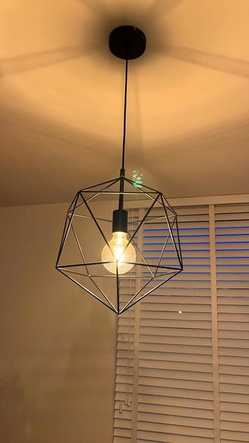 Moderne Hanglamp Zwart Staal beschikbaar voor biedingen