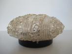 vintage amberkleurige glazen bubbel  plafonniere, Ophalen, Glas, Vintage