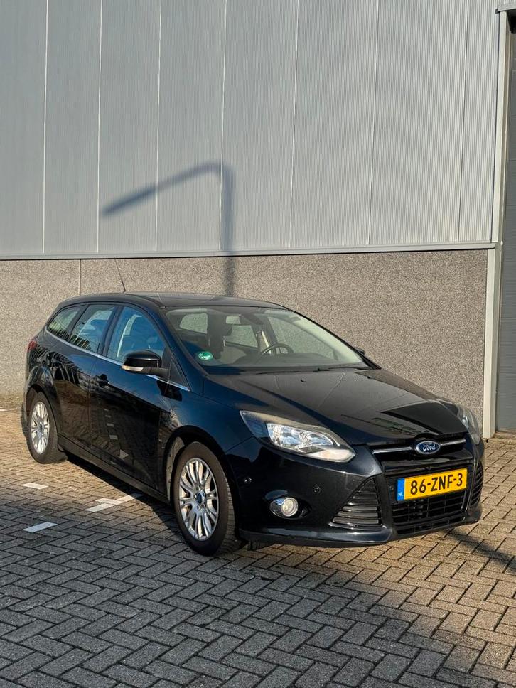 Ford Focus 1.6 Tdci 77KW Wagon 2013 Zwart, Auto's, Ford, Particulier, Focus, Diesel, A, Stationwagon, Handgeschakeld, Origineel Nederlands
