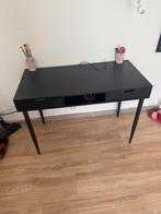 Bureau black, desk, Huis en Inrichting, Tafels | Sidetables, Ophalen, Zo goed als nieuw, Rechthoekig, 100 tot 150 cm