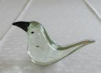 Glazen vogel met gekleurde streep, Ophalen of Verzenden