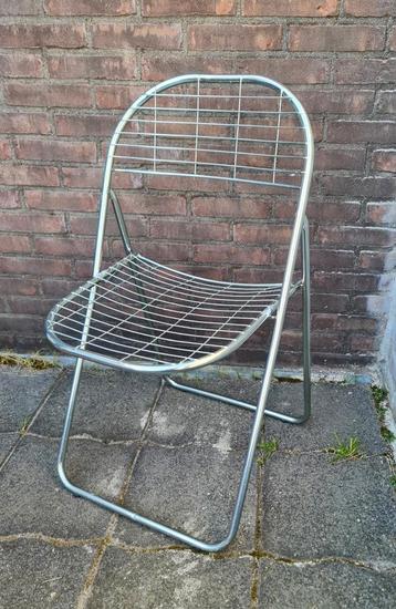 Ikea Aland stoel draadstaal Niels Gammelgaard inklapbaar 
 beschikbaar voor biedingen