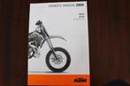 KTM 65SX 65XC 2009 motorcycle owner's manual, Ophalen of Verzenden, Overige merken