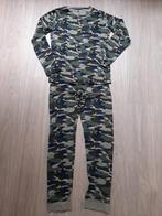 AvD1232 Hema pyjama jongen camouglageprint 146/152 ZGAN, Nacht- of Onderkleding, Ophalen of Verzenden, Zo goed als nieuw, Hema