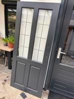 Binnendeur met glas in lood, Doe-het-zelf en Verbouw, Ophalen, Gebruikt, 80 tot 100 cm, Minder dan 200 cm