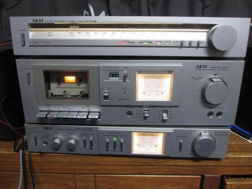 Akai setje, Audio, Tv en Foto, Stereo-sets, Gebruikt, Cassettedeck, Tuner of Radio, Akai, Losse componenten, Ophalen of Verzenden