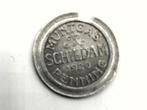 Schiedam Gasmunt Aluminium, Postzegels en Munten, Penningen en Medailles, Ophalen of Verzenden, Overige materialen, Nederland