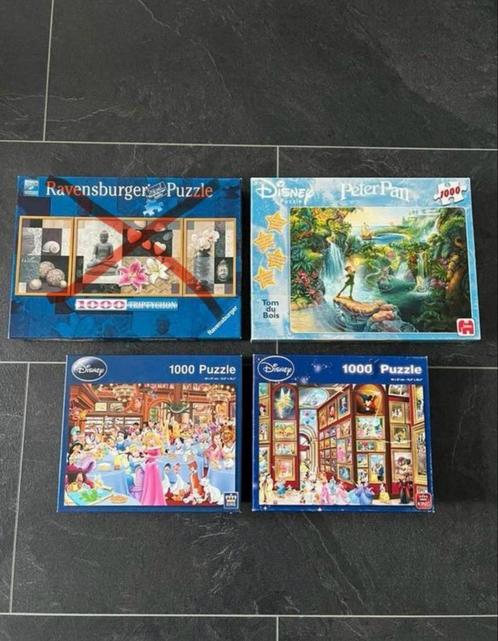 3 disney puzzels samen voor 10 euro, Hobby en Vrije tijd, Denksport en Puzzels, Zo goed als nieuw, Ophalen of Verzenden