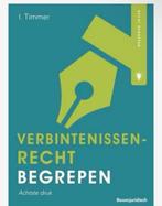 Verbintenissenrecht begrepen 9789462909083, Boeken, Studieboeken en Cursussen, Ophalen of Verzenden, Nieuw, HBO, I. Timmer
