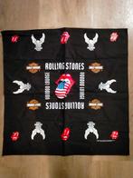 Rolling Stones Voodoo Lounge vintage logo bandana muziek, Ophalen of Verzenden, Gebruikt